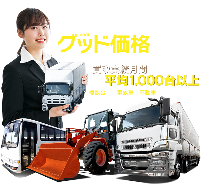 あとちょっとを一押し!!ぐっと価格へGO。買取実績平均1000台以上！複数台でも事故車や不動車でも気軽にお問い合わせ下さい。